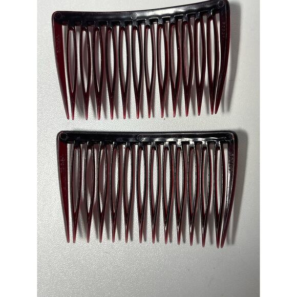 Vtg 1980's Hair Comb Set of 6 (Goody, USA, France) - Picture 3 of 9